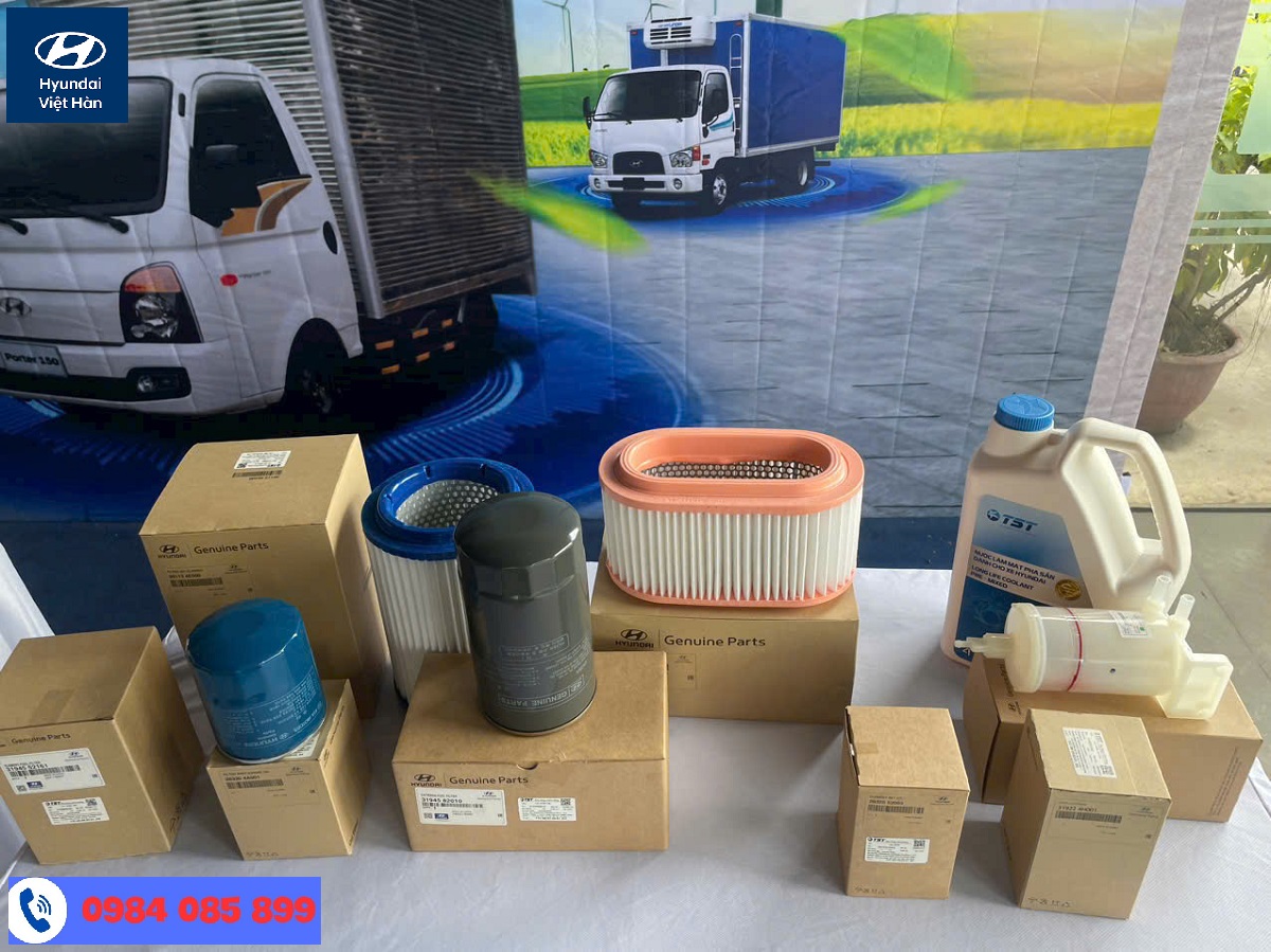 Danh Mục Phụ Tùng Cần Thay Định Kỳ Cho Xe Tải Hyundai