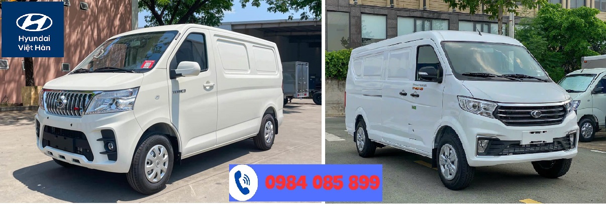 So sánh xe van Teraco V8 và Frontier TF480V