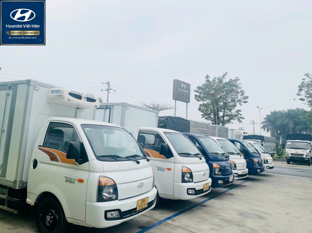 Các dòng xe tải nhỏ đang bày bán tại Cao Bằng