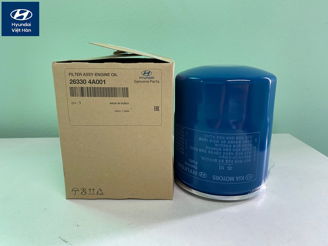 Cốc lọc dầu nhớt xe tải Hyundai