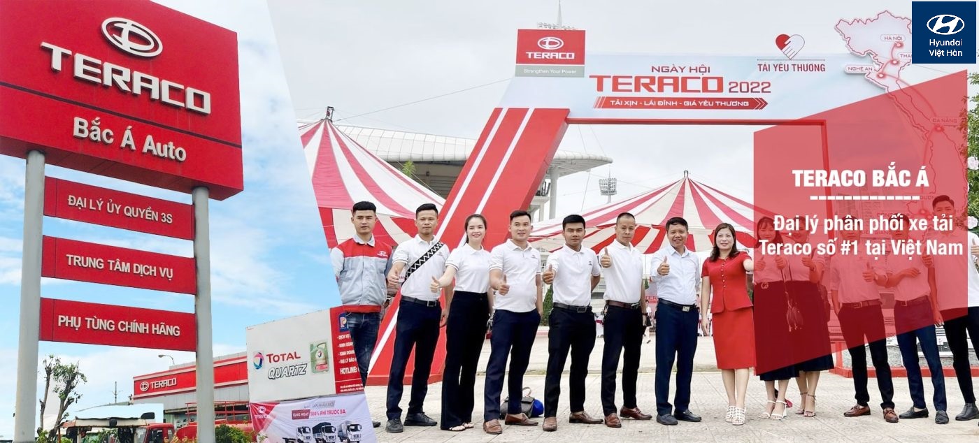 Đại lý xe tải Teraco Bắc Á