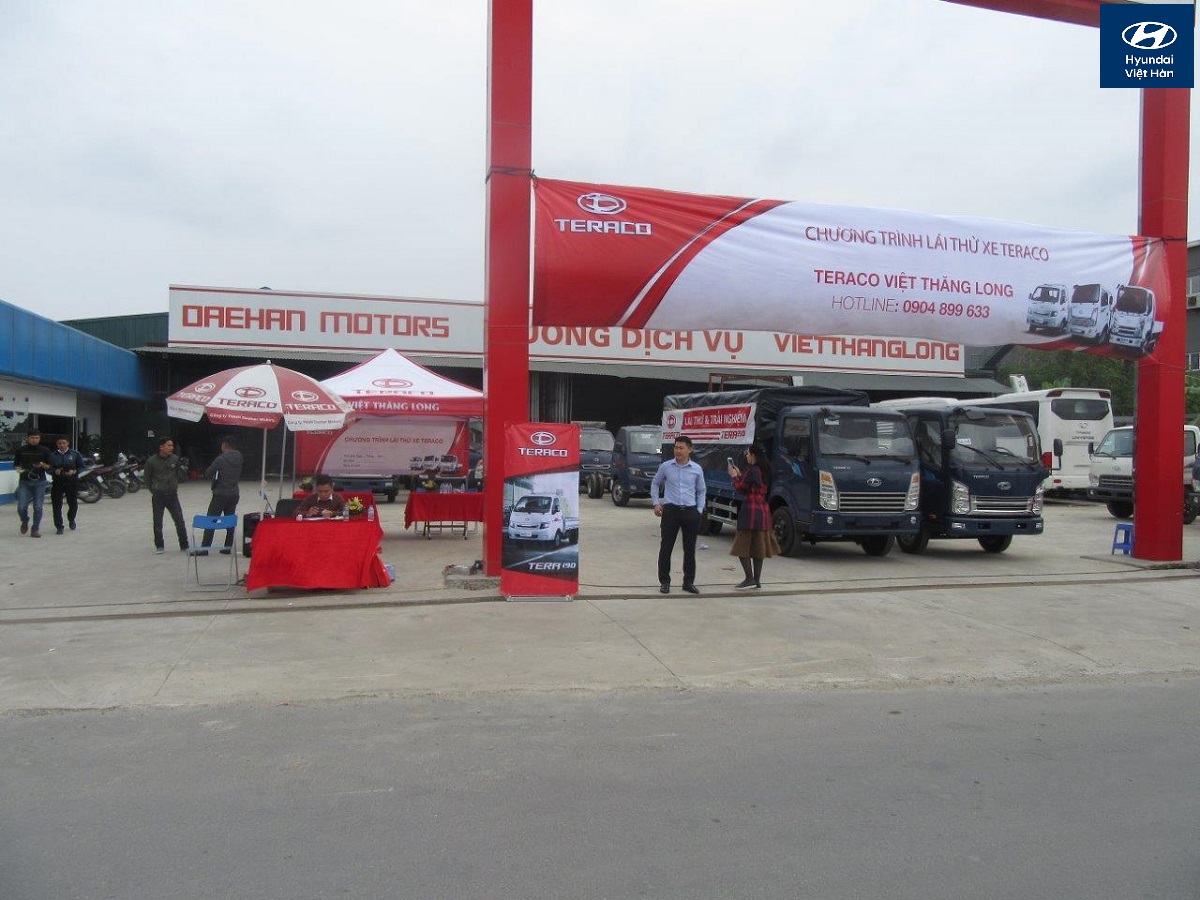 Đại lý xe tải Teraco Việt Thăng Long
