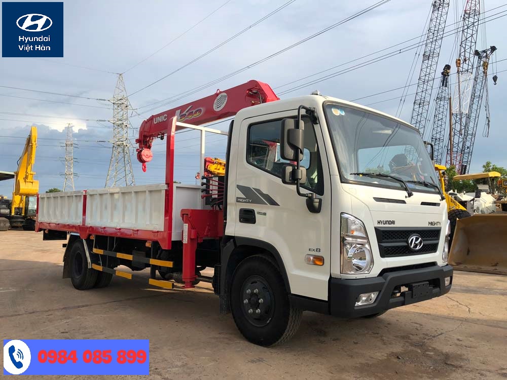 Giấy kiểm định xe tải gắn cẩu Hyundai EX8L