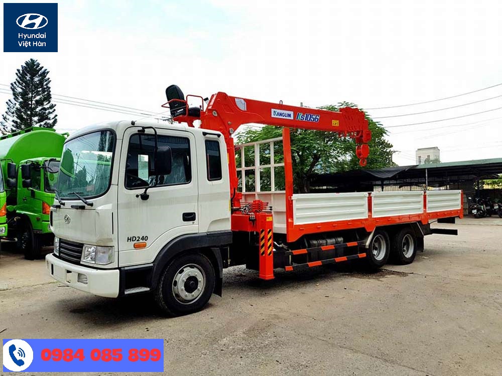 Giấy kiểm định xe tải gắn cẩu Hyundai HD240