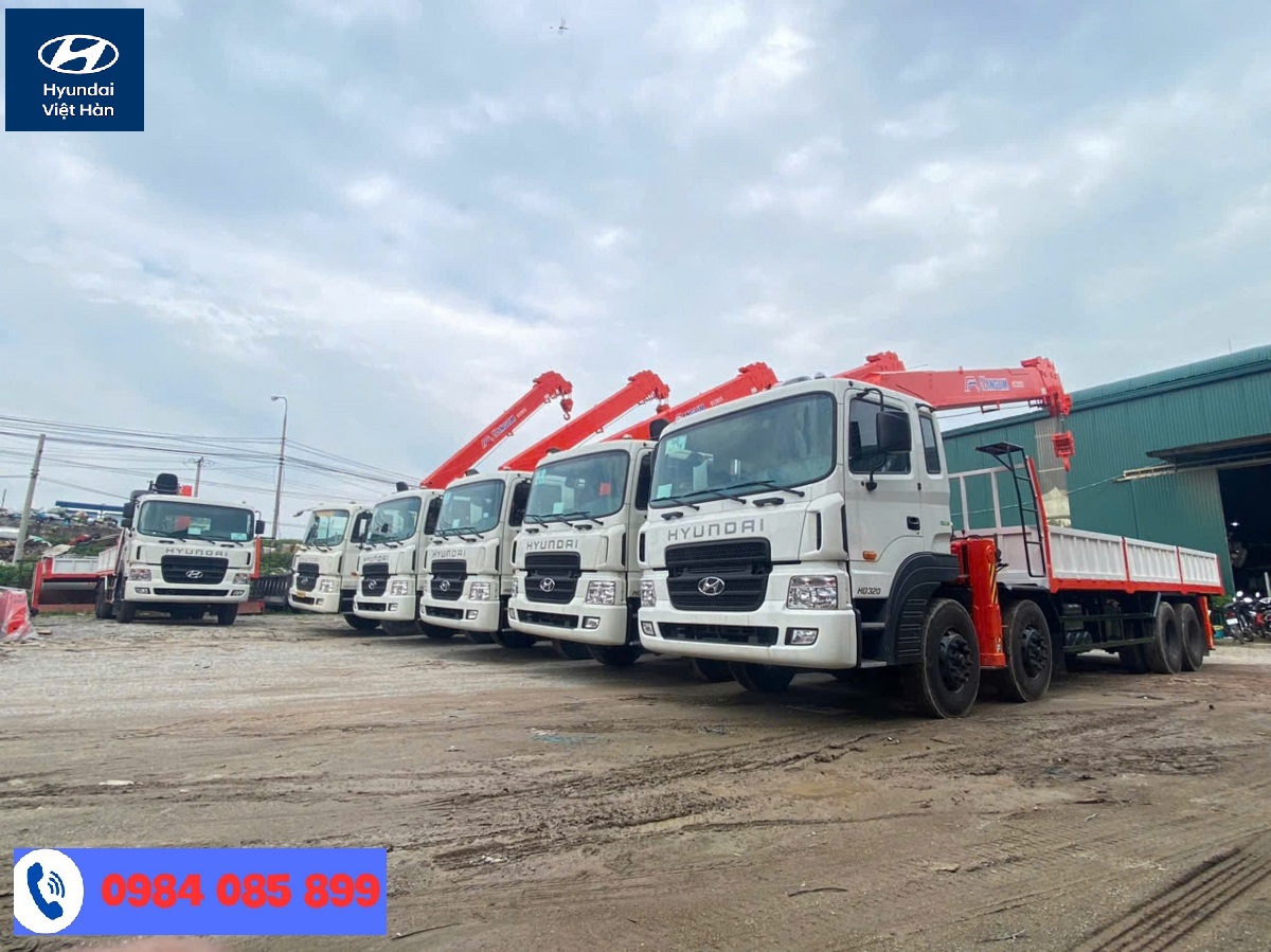 Giấy kiểm định xe tải gắn cẩu Hyundai HD320