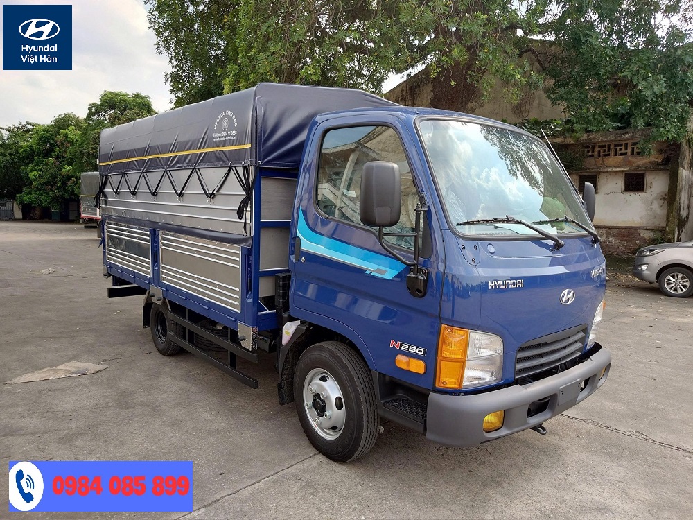 Giới thiệu ngoại hình xe tải Hyundai N250 Euro 5 mới