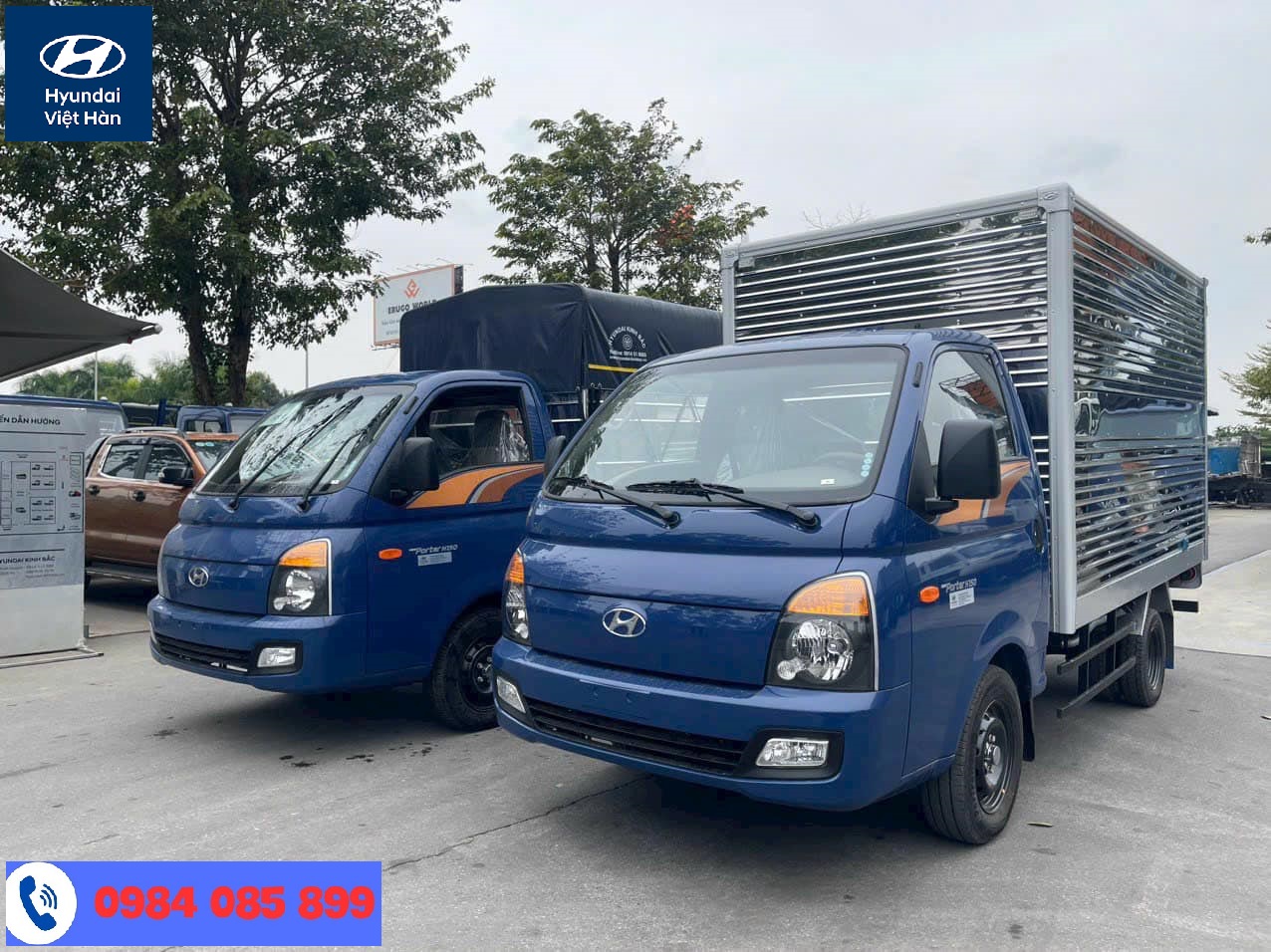 Hyundai 1.5 tấn thùng kín inox 