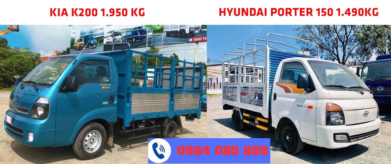 So sánh Hyundai H150 và Kia K200 xe tải nào tốt hơn