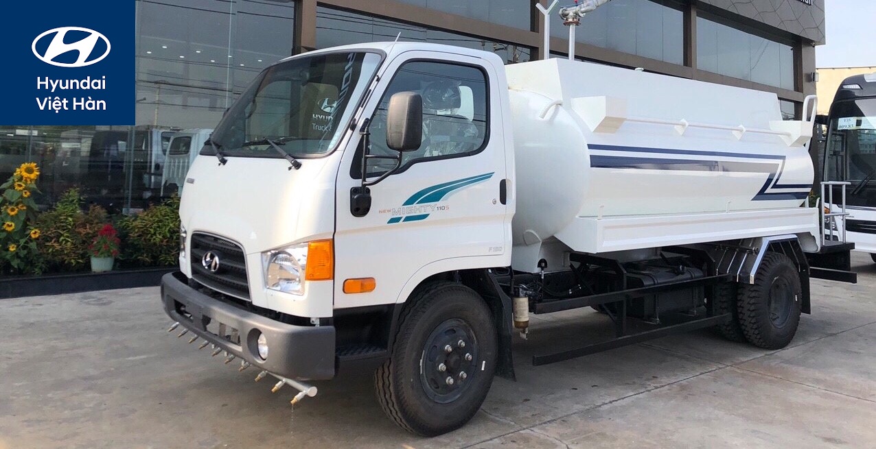 Thông số xe tải Hyundai Mighty 110S phun nước rửa đường