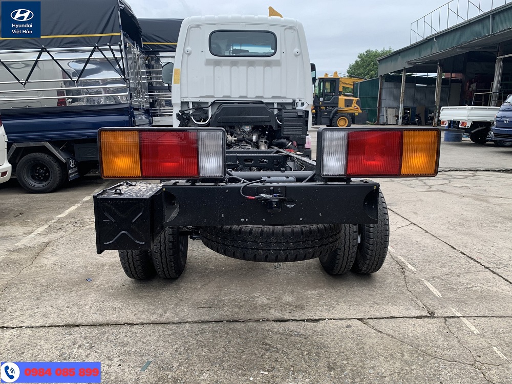 Khung gầm xe Hyundai 2.5 tấn mới tăng tải trọng tối ưu