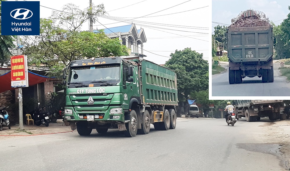 Mức phạt xe chở quá tải trọng