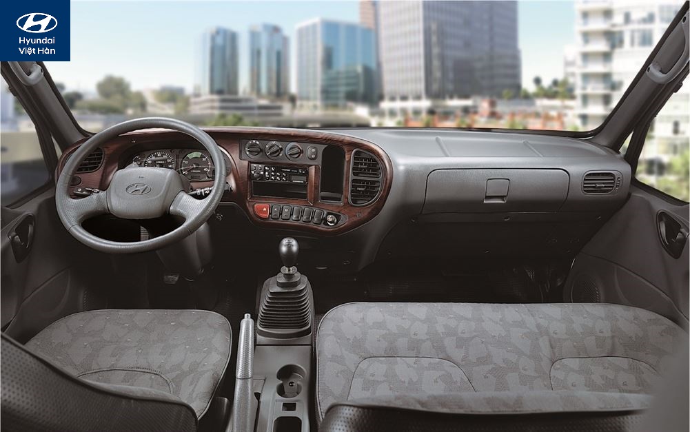 Nội thất xe tải Hyundai W11SL 