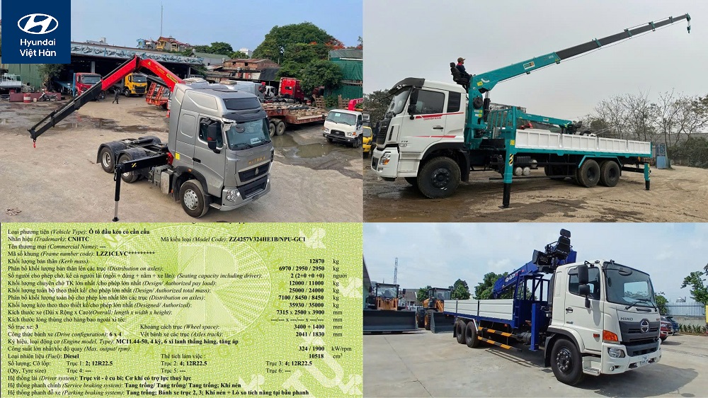 Phân biệt hoán cải cẩu và cải tại xe cẩu