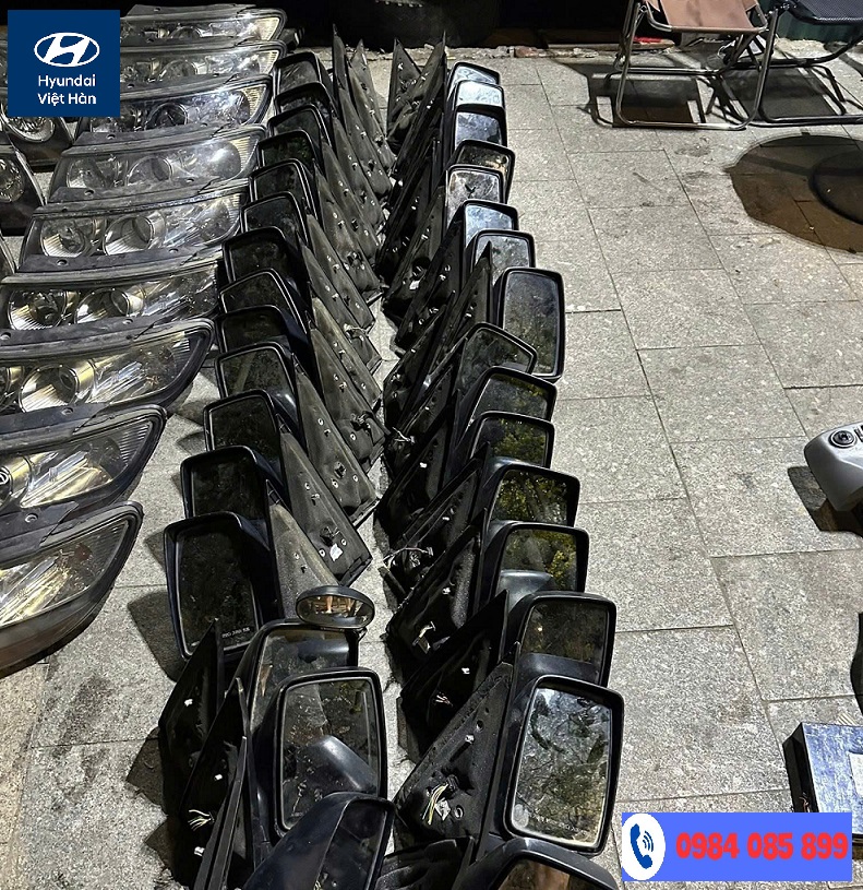 Phụ tùng gương chiếu hậu xe Hyundai Porter II