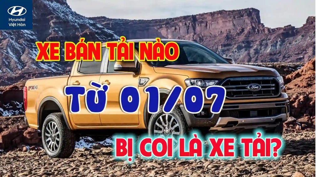 Quy định xe bán tải vào phố