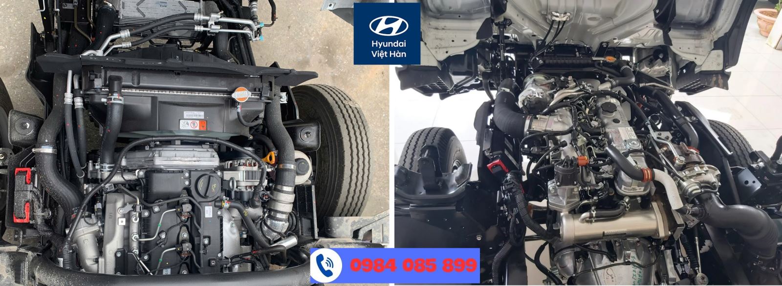 So sánh động cơ Hyundai N500 và QRM77H