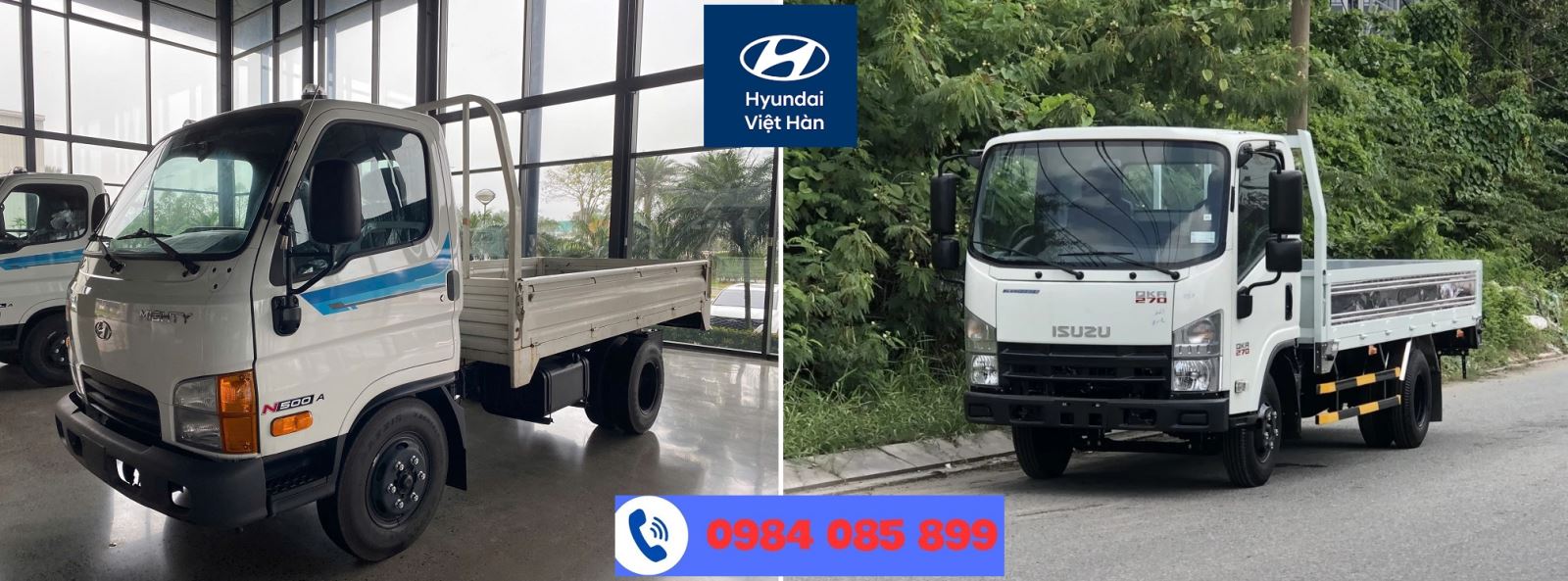 So sánh Hyundai N500 và Isuzu QRM77H