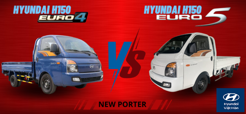 So sánh Hyundai H150 Euro 5 và Euro 4
