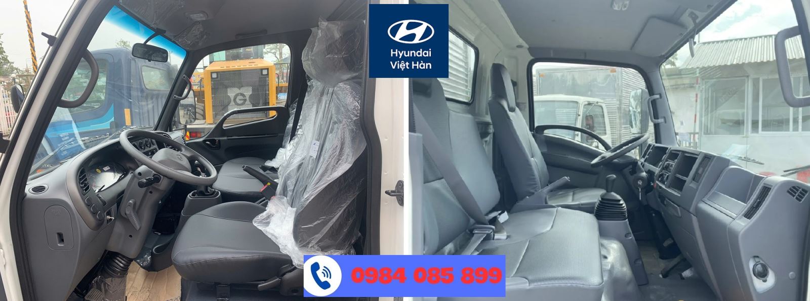 So sánh nội thất Hyundai N500 và Isuzu QRM77H