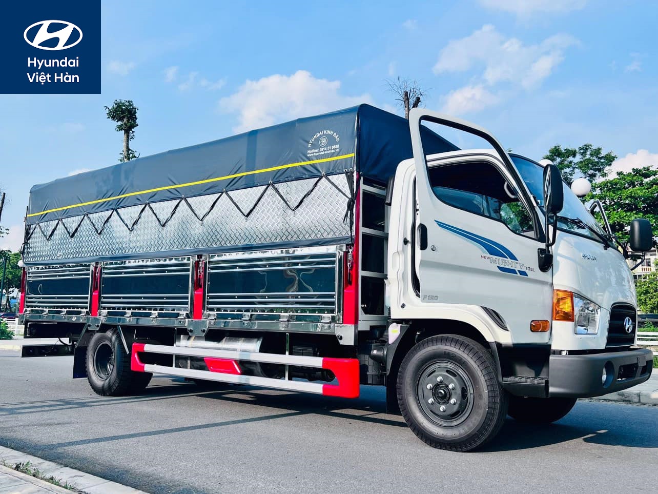 Thông số kỹ thuật Hyundai Mighty 110SL thùng bạt inox