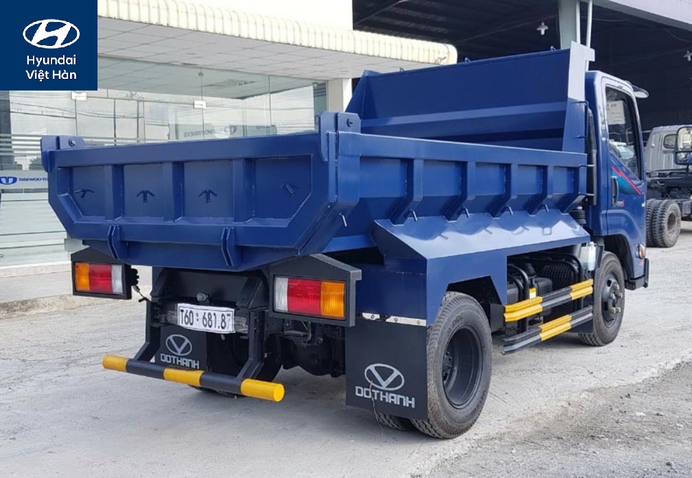 Thùng ben IZ65 chắc khỏe và đạt thẩm mỹ cao