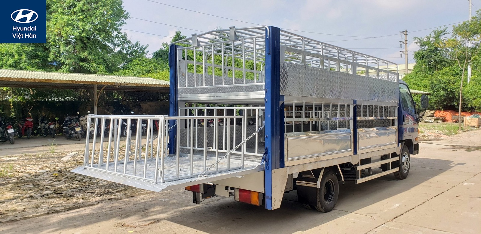 Thùng chở gia súc Hyundai N250SL