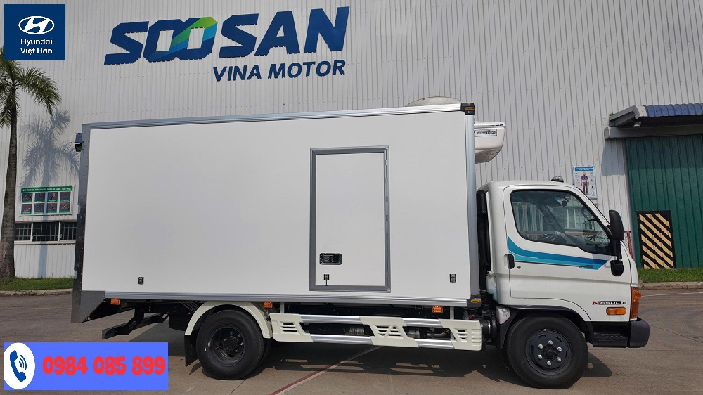 Hình ảnh xe Hyundai N650LE Đông Lạnh 3.5 tấn được đóng tại nhà máy Soosan Hàn quốc
