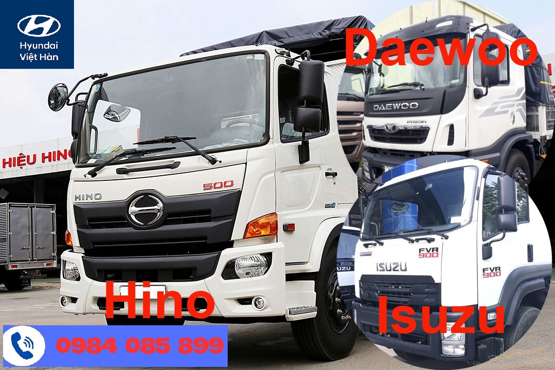 Top 4 thương hiệu ô tô tải 7 tấn - 8 tấn ưa chuộng hiện nay