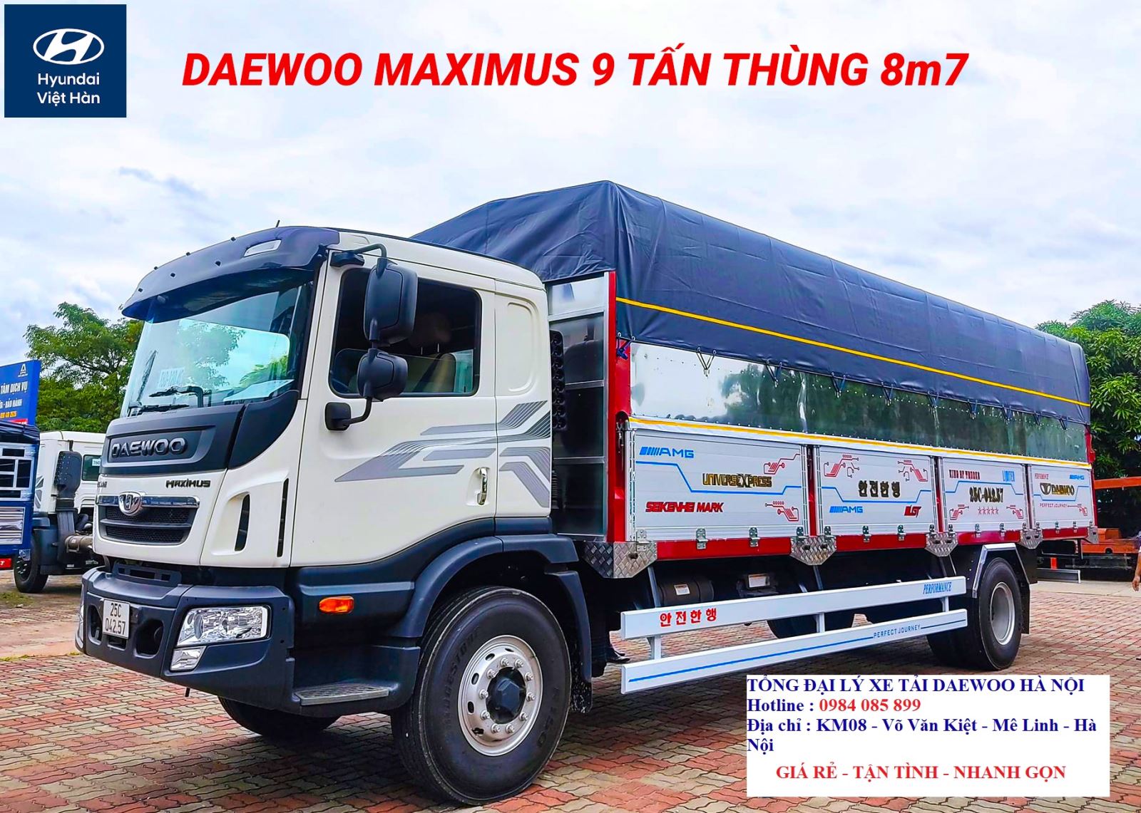 Ưu điểm xe Daewoo 2 chân 9 tấn thế hệ mới