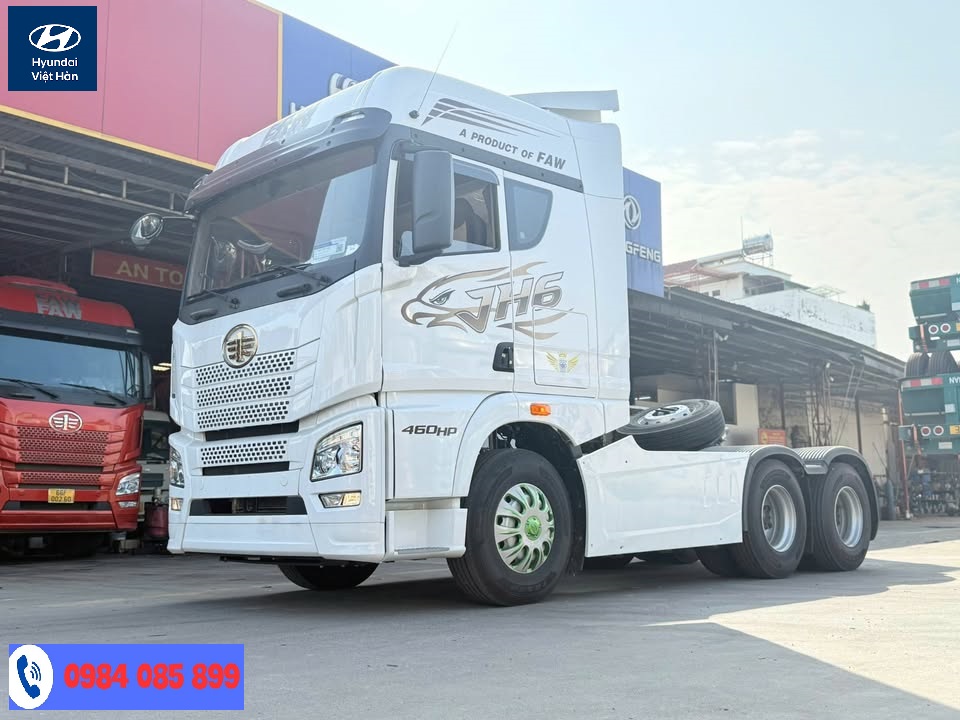 Xe đầu kéo Faw JH6 động cơ 460 mã lực