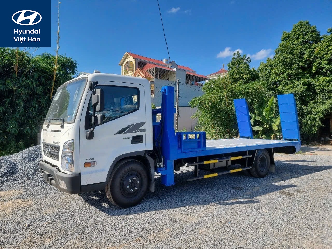 Giới thiệu ngắn xe nâng đầu chở máy Hyundai EX8L 
