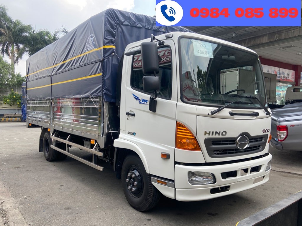 Xe tải 7 tấn thùng bạt hãng Hino 