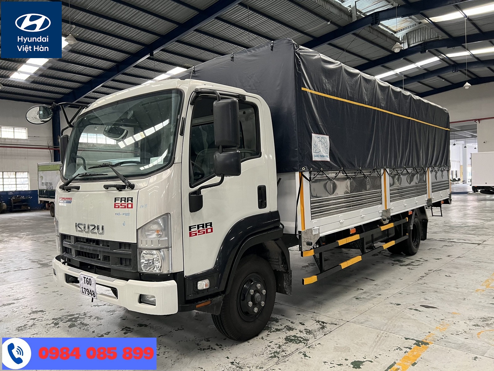 Xe tải 7 tấn thùng bạt hãng ISUZU