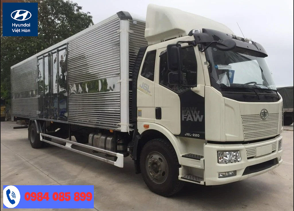 Xe tải Faw 7 tấn thùng kín dài 9m7