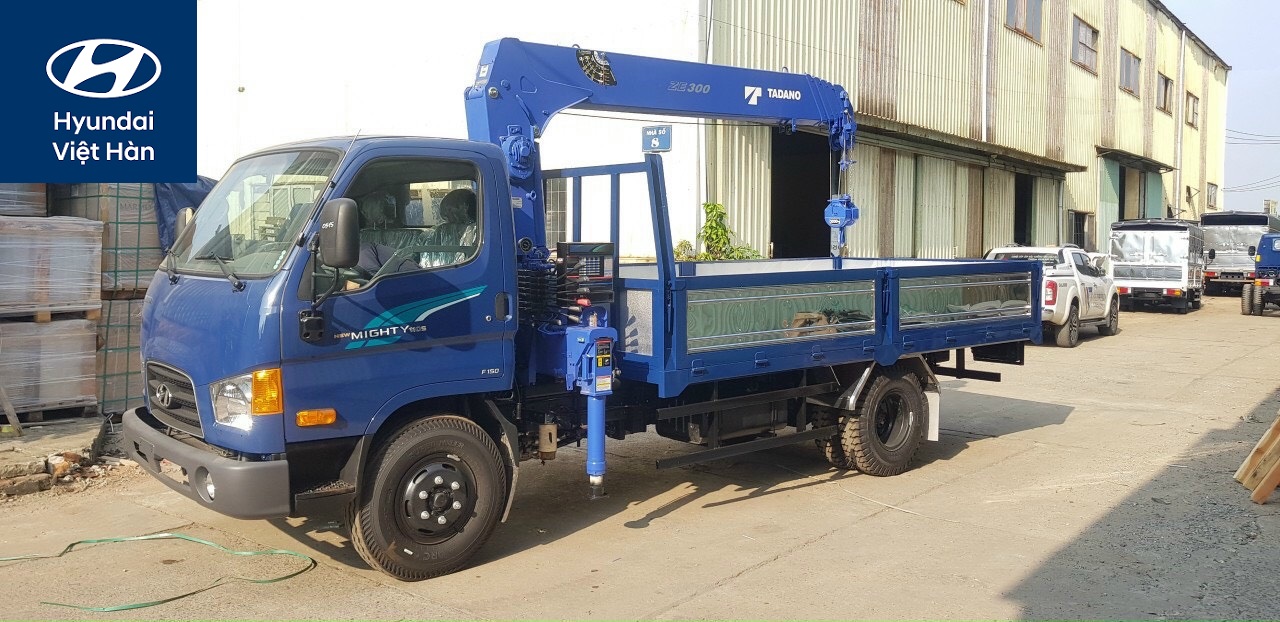 Giới thiệu xe tải gắn cẩu 3 tấn Tadano Hyundai 110SP