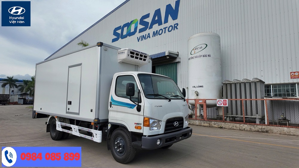 Xe tải Hyundai W11S thùng đông lạnh chuyên chở thực phẩm, hải sản
