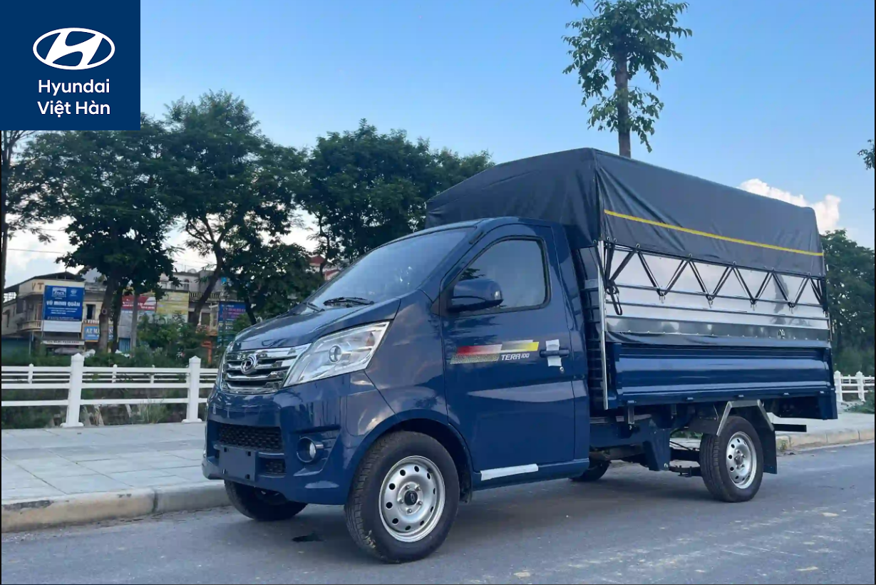 Giới thiệu tổng quan xe tải Tera 100 thùng mui bạt
