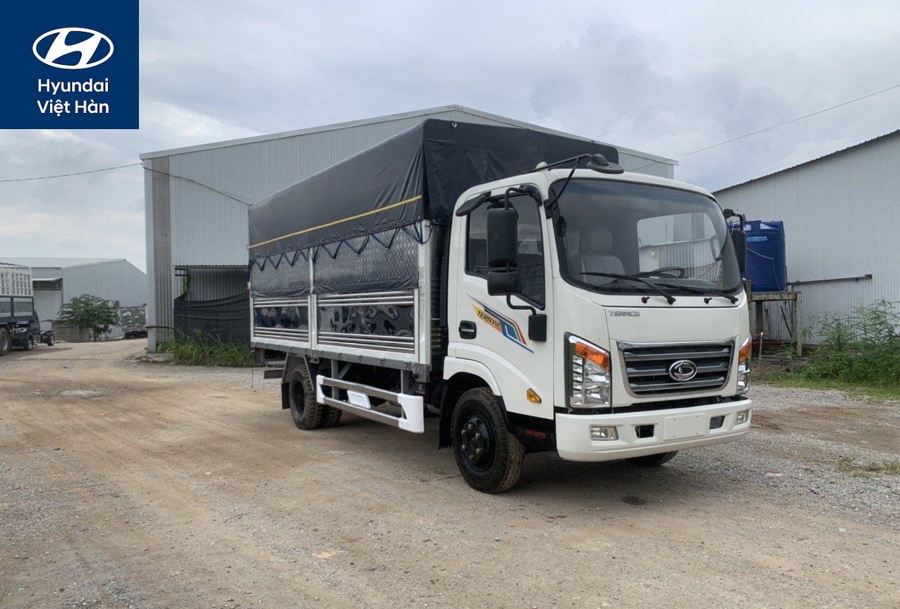 Xe tải Teraco Tera 350 có tải trọng 3.5 tấn và thùng dài 5m