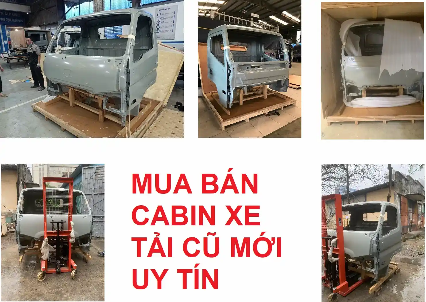 MUA BÁN CABIN XE TẢI CŨ MỚI